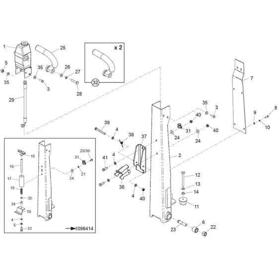 Belle RPC 30 - Handle Assembly