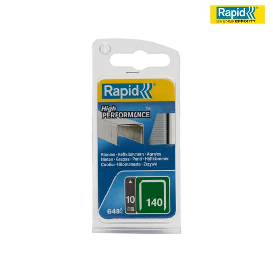 Rapid 140/10NB 10mm Galvanised Staples Narrow Box 650 - 40109515