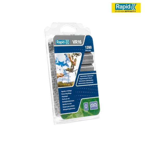 Rapid VR22 Fence Hog Rings Pack 1100 Galvanised - 40108806