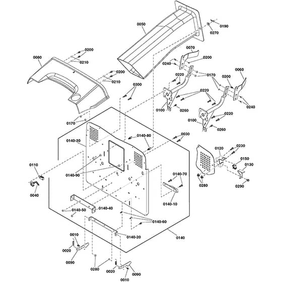 Snapper RPX210 2691704-00 Backplate Group