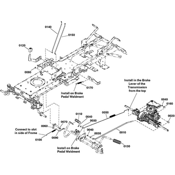 Snapper RPX210 2691704-00 Controls Group