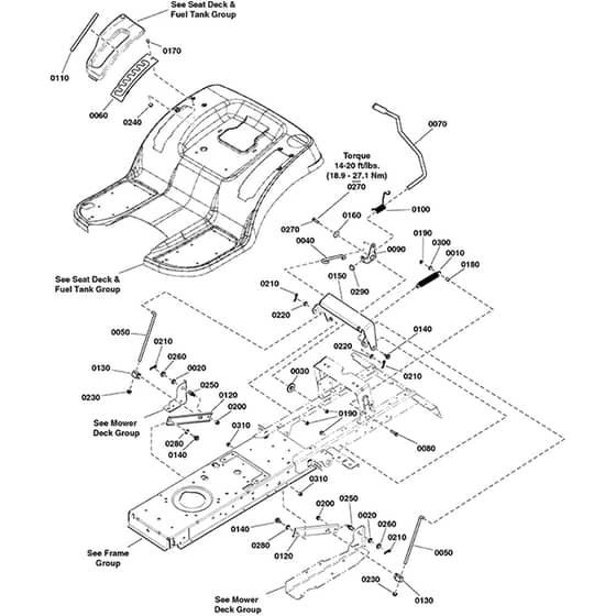Snapper RPX210 2691704-00 Lift Group