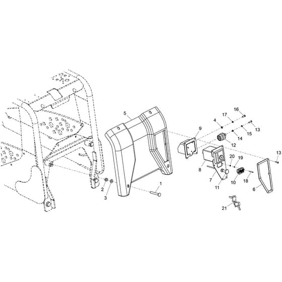Belle RPX 59 - Controls (Diesel Electric Only)