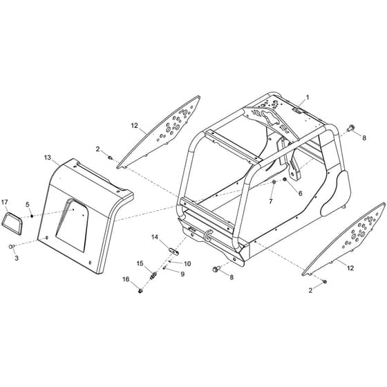 Belle RPX 59 - Frame Assembly