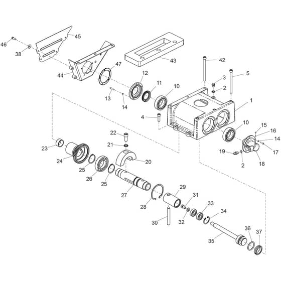 Belle RPX 59 - Gearbox Assembly 2