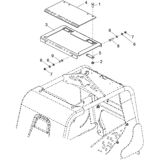 Belle RPX 59 - Top Cover Assembly