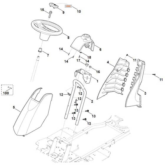 Stihl RT4082.0 - Dashboard - Parts Diagram