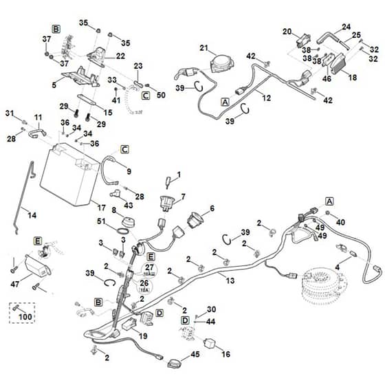 Stihl RT4082.0 - Electric Equipment - Parts Diagram