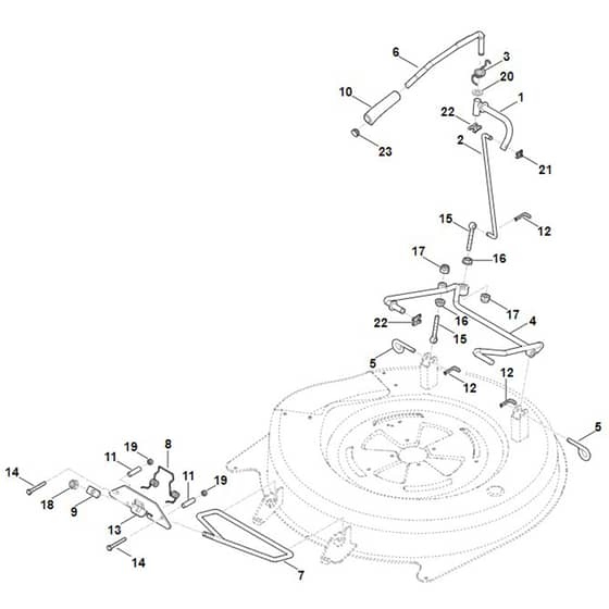 Stihl RT4082.0 - Height Adjustment - Parts Diagram