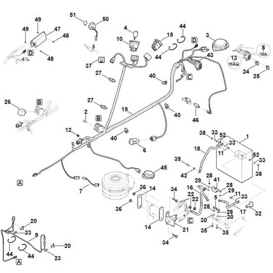 Stihl RT4097.1 SX - Electric Equipment - Parts Diagram