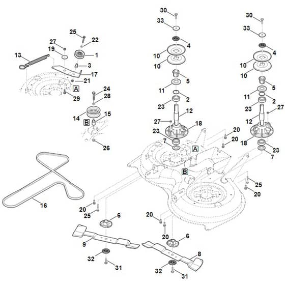 Stihl RT5097.1Z - Blade Drive - Parts Diagram