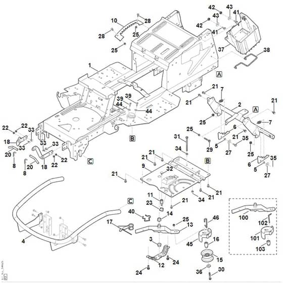 Stihl RT5112.0 Z - Frame - Parts Diagram