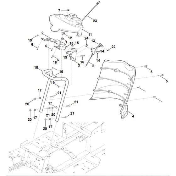 Stihl RT5112.1Z - Dashboard - Parts Diagram