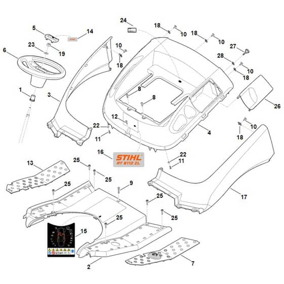 Stihl RT6112.1 ZL - Cover - Parts Diagram