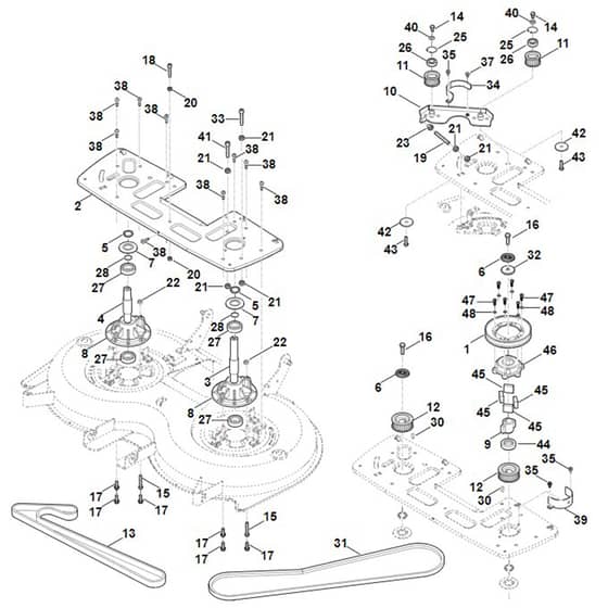 Stihl RT6127.1 ZL - Blade Drive - Parts Diagram