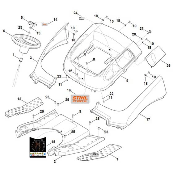 Stihl RT6127.1 ZL - Cover - Parts Diagram