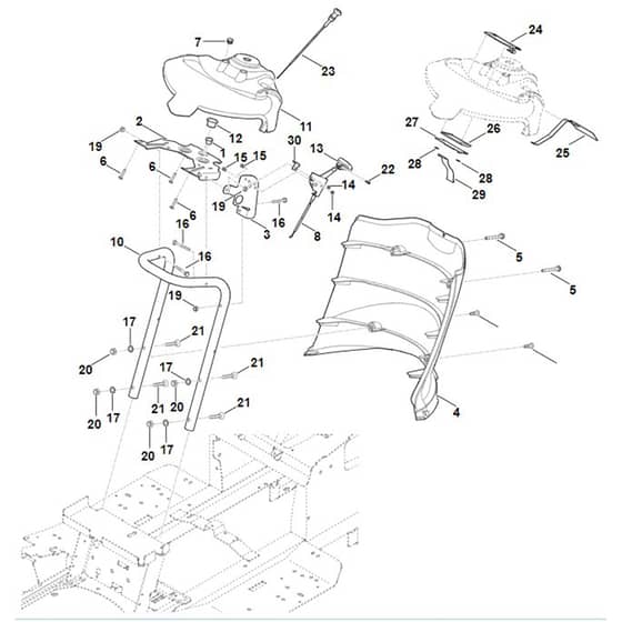 Stihl RT6127.1 ZL - Dashboard - Parts Diagram