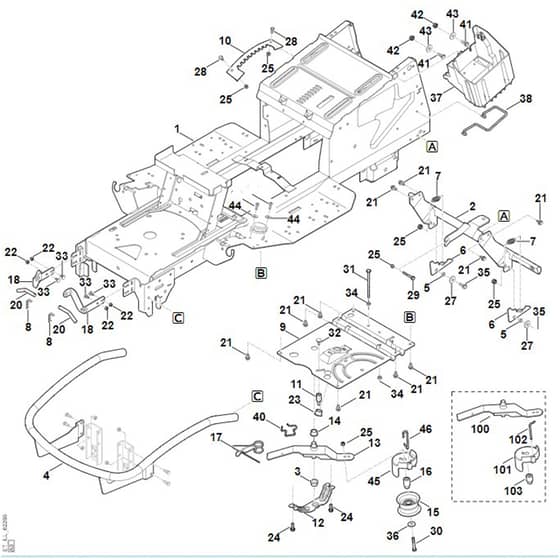 Stihl RT6127.1 ZL - Frame - Parts Diagram