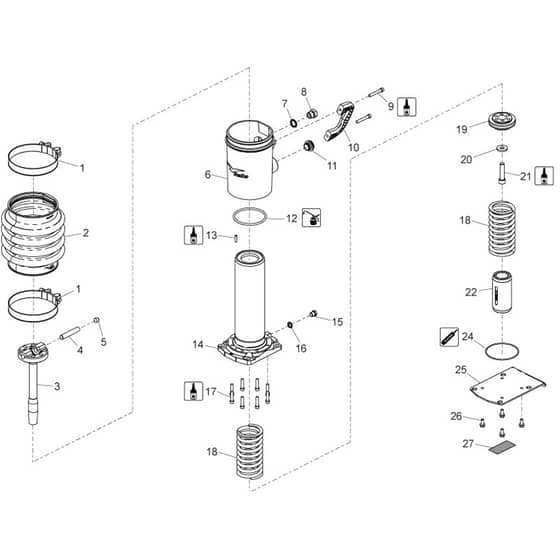 Belle RTX - Leg Assembly (RTX 66, 68, 70, 74 & 80D)