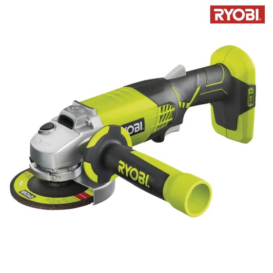Ryobi R18AG0 ONE+ 18V 115mm Angle Grinder 18 Volt Bare Unit - 5133001903