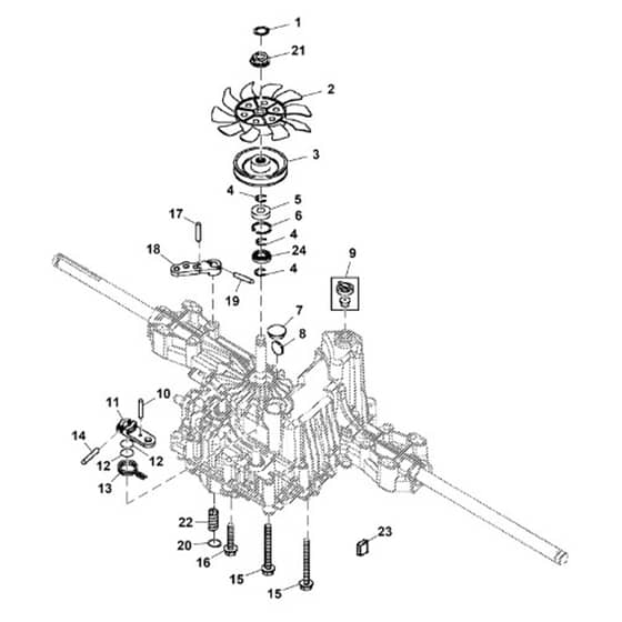 John Deere S140 - PC13992 - Fan - ST1010093