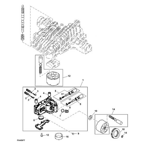 John Deere S140 - PC13992 - Valves - ST1010094