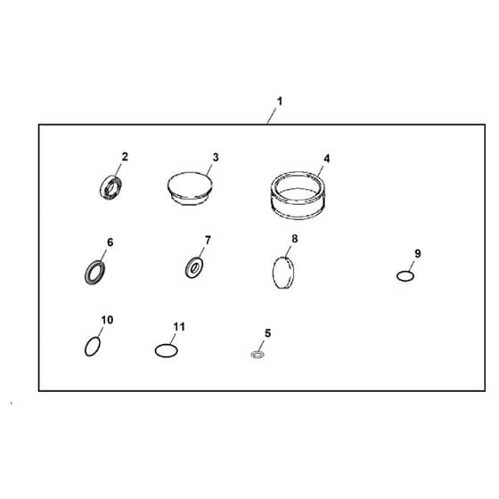 John Deere S170 - PC13995 - Seal Kit - ST1010355