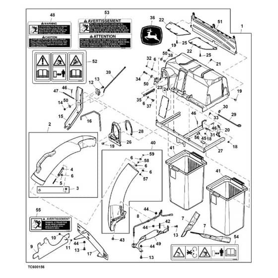 John Deere S220 - PC16003 - Material Collection - ST1012466