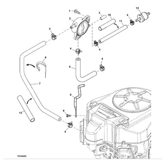 John Deere S240 - PC12357 - Fuel Pump - ST799221