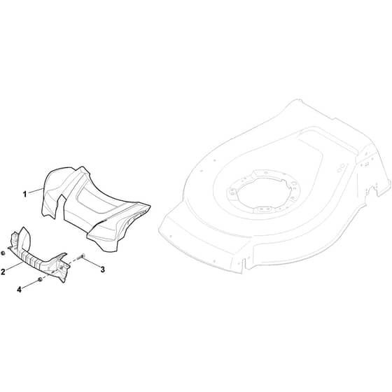 S42R PD Li - 2021 - 299439003/M20 - Mountfield Rotary Mower Mask Diagram