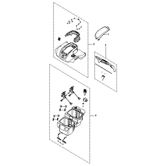 Husqvarna S 138i - 967922203 - Cover