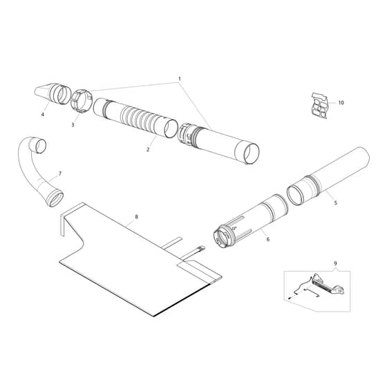 SA 2500 -  - Efco Blower Accessories Diagram