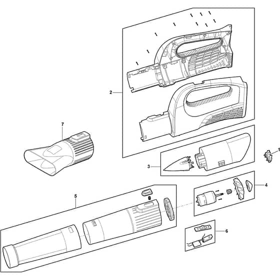 SAB 100 AE - 2021-2022 - 271504208/UKS - Stiga Blower Blower Diagram