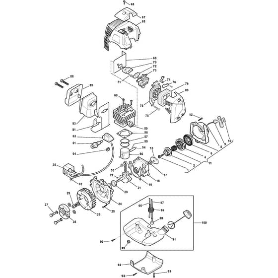 SB 33 - 2014-2015 - 280220002/13 - Stiga Brushcutter Engine Diagram