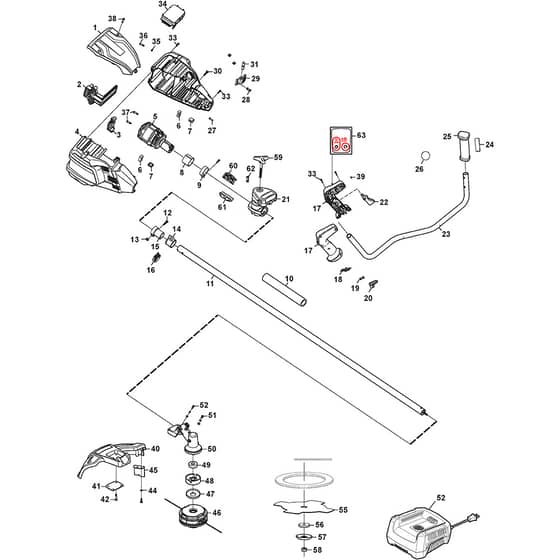 SBC 80D AE - 2016-2017 - 272401088/S16 - Stiga Brushcutter Brushcutter Diagram