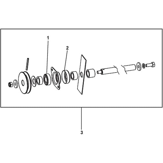 SC 42 B - 2019 - 974000200 - Stiga Scarifier Rotor and Blade Assy Diagram