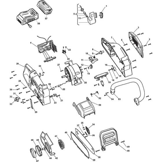 SC 436 QA - 2014 - 236Y26302/14B - Stiga Chainsaw Chainsaw Diagram