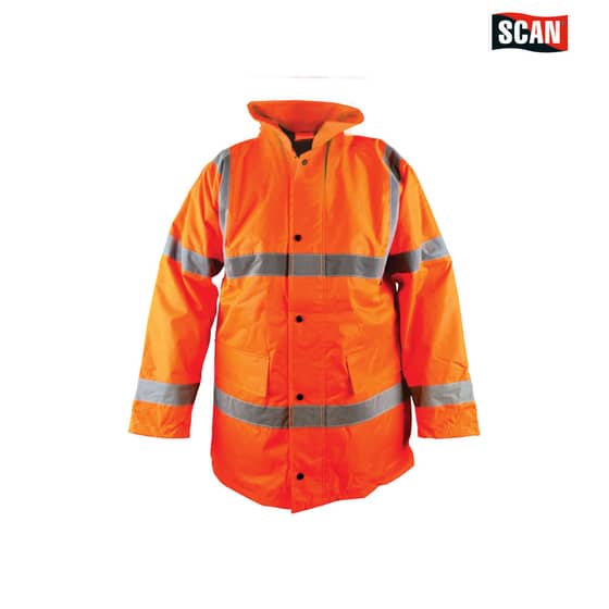 Hi-Vis Motorway Jacket Orange - M (41in) by Scan