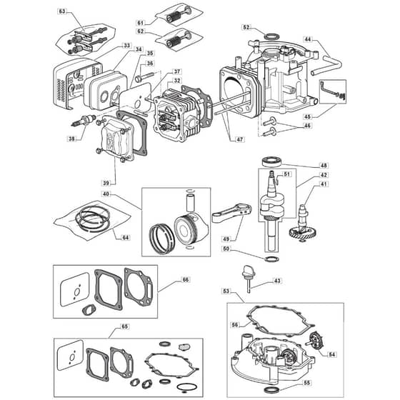 SD4700 - 2009 - 292470043/M09 - Mountfield Rotary Mower WBE0702 Cylinder Diagram