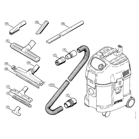 Genuine Stihl SE121 E / E - Extras