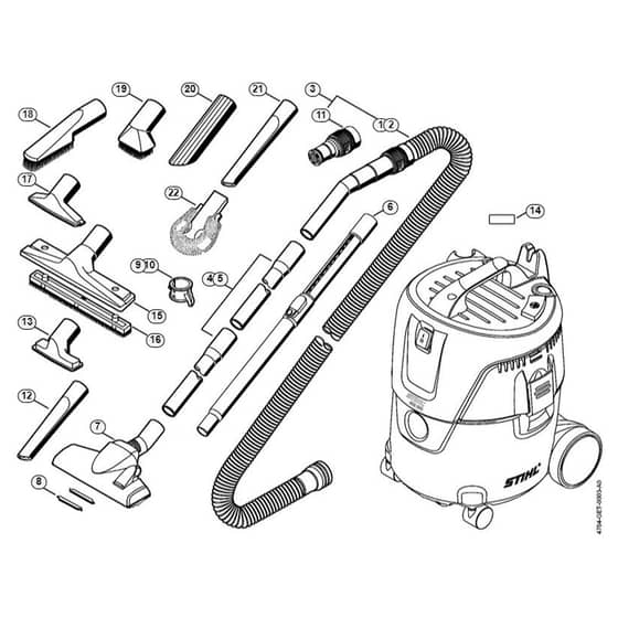 Genuine Stihl SE62 E / D - Tools, Extras