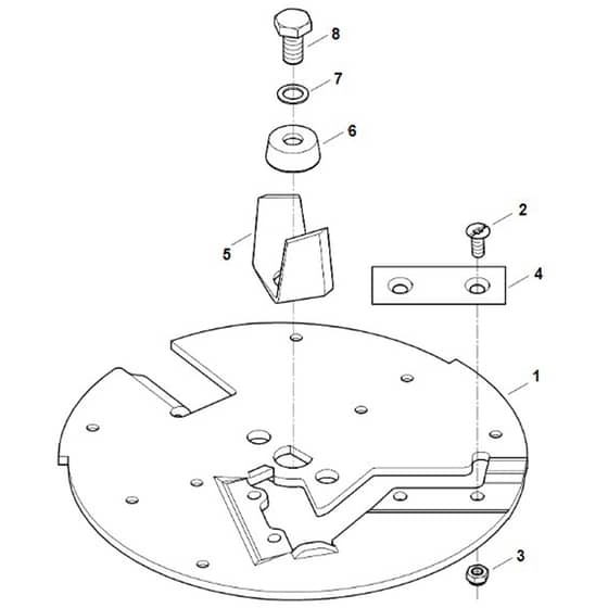 Viking SET 150 - Blade Set - Parts Diagram