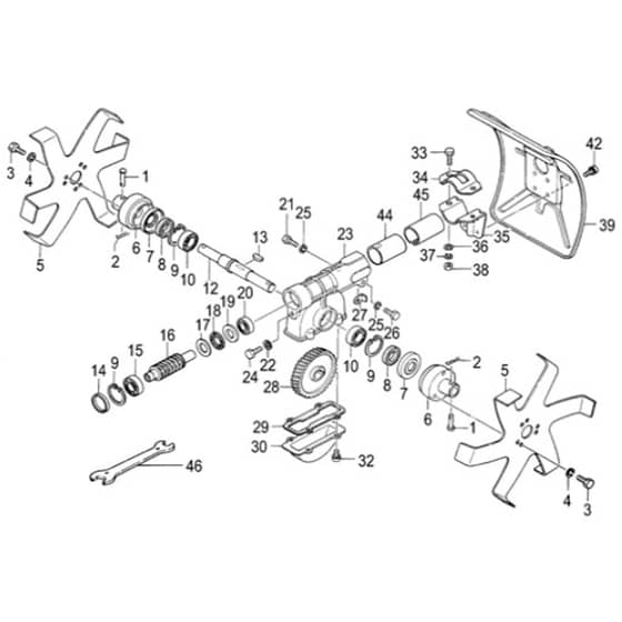 Tanaka SF-9566 - Gear Case (Mc)