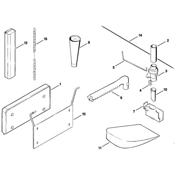 Stihl SG17 L - Extras - Parts Diagram