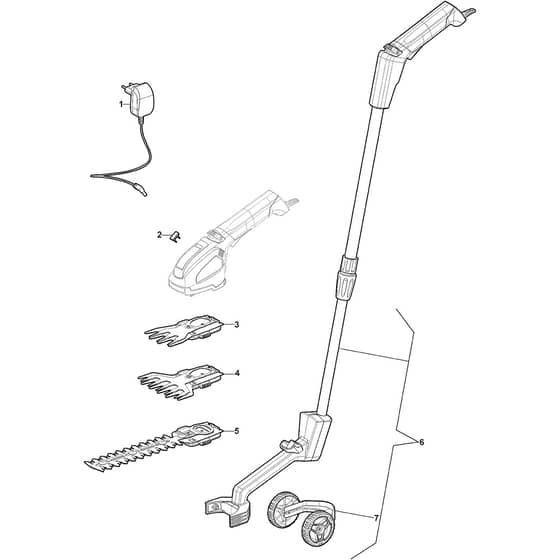 SGM 104 AE - 2018-2022 - 253010271/ST1 - Stiga Hedge Trimmer Grass Shear Diagram
