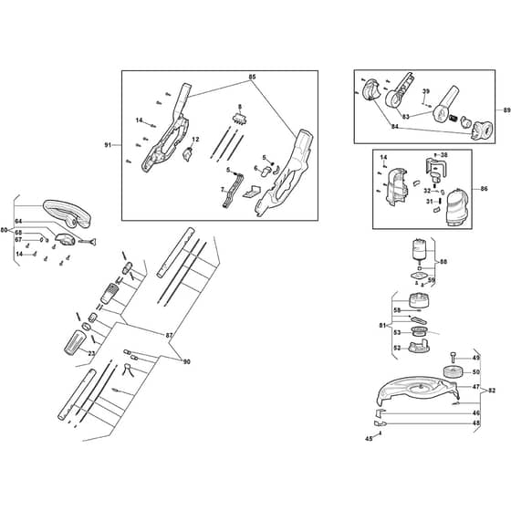 SGT 24 AE - 2017-2020 - 271301821/S17 - Stiga Trimmer Trimmer Diagram