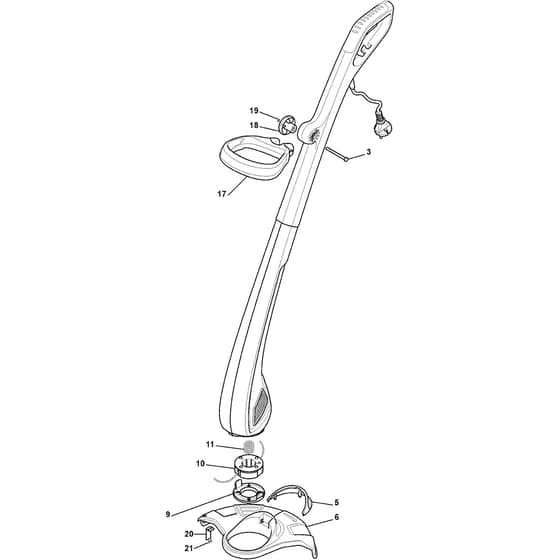 SGT 350 - 2011-2013 - 252035002/11 - Stiga Trimmer Trimmer Diagram