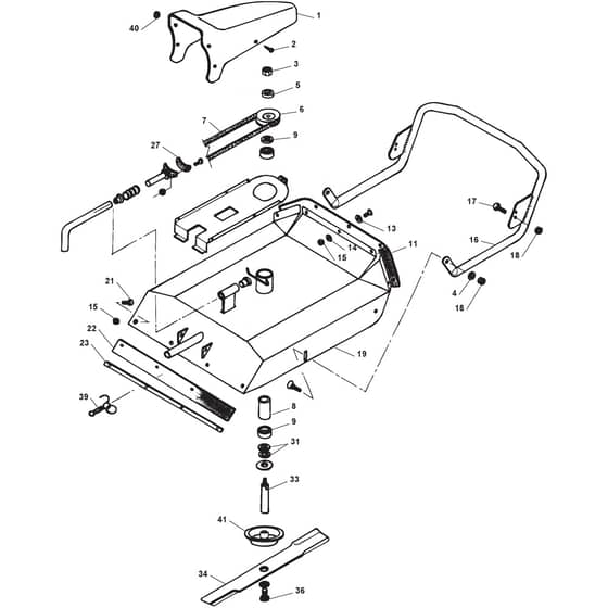 Silex 95 B - 2010-2022 - 219510022/10 - Stiga Tiller Optionals On Request Diagram