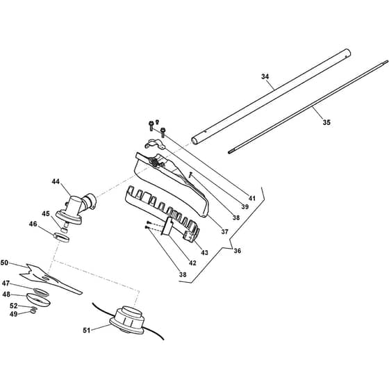 SMT 226 - 2015-2017 - 232511930/15 - Stiga Brushcutter Brush cutter Diagram