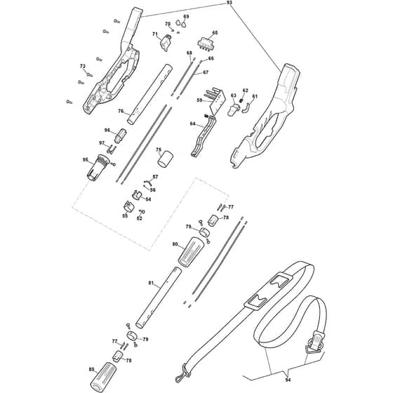 SMT 24 AE - 2017-2020 - 277340321/S17 - Stiga Brushcutter Body Work Diagram